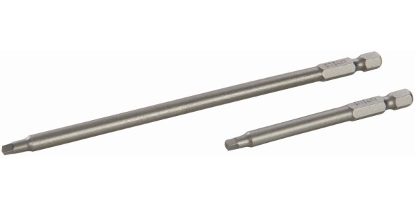 Triton Fräszubehör Vierkant-Schraubendrehereinsätze, 76 mm und 152 mm, 2-tlg. Satz TWSD36