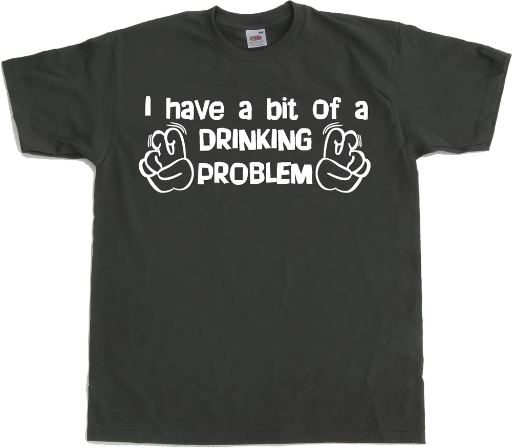 Hybris I Have A Bit Of A Drinking Problem Dark-Grau - Herren / Unisex
