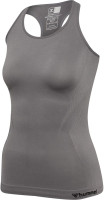 Hummel Damen Top Hmltif Seamless Top Charcoal Grey-L
