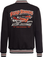 King Kerosin Roadrunner College Sweat Jacke Schwarz