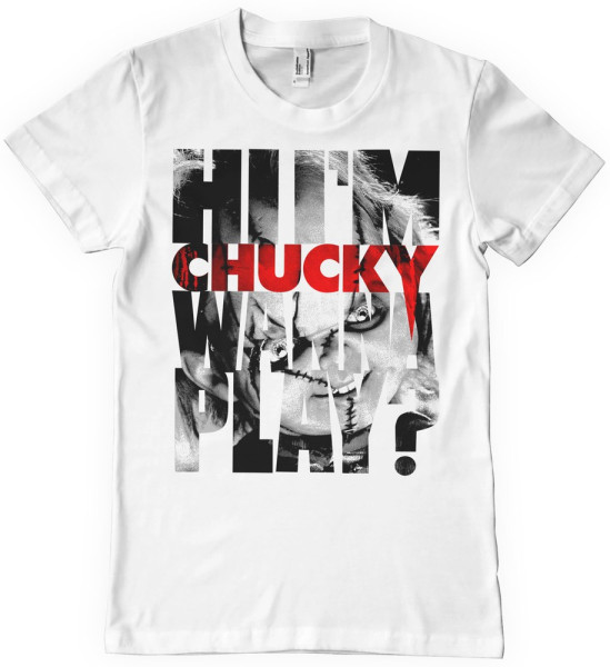 Chucky Wanna Play Cutout T-Shirt White