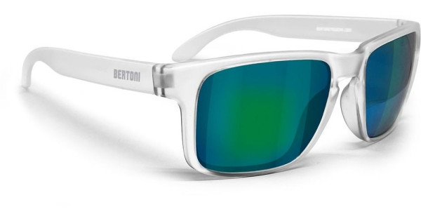 Bertoni Sportbrille Eyewear Roger 03 White/Green 676-ROGER03