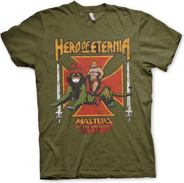 Masters Of The Universe Hero Of Eternia T-Shirt Olive