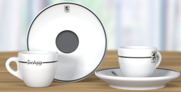 TSV 1860 München Tassen Espresso-Set Fussball