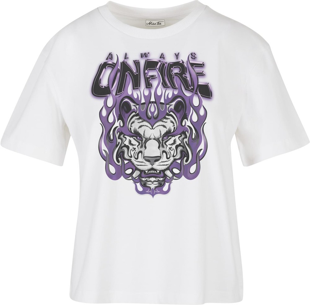 Miss Tee Damen T-Shirt Always On Fire Tee - Damen