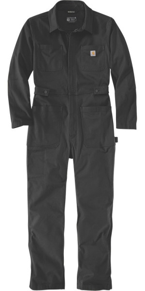 Carhartt Damen Overall Relaxed Fit Canvas Coverall Black Bibs Overalls Women s Clothing Workwear kustom kult