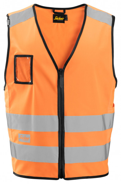 Snickers Hi-Vis Arbeitsweste, Kl. 2, EN 20471 High-Vis Orange