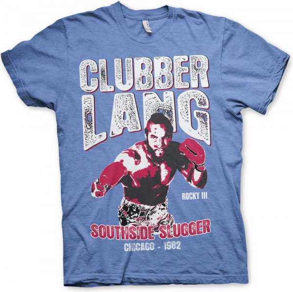 Rocky III Clubber Lang T-Shirt Blue-Heather