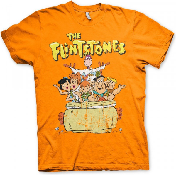 The Flintstones T-Shirt Orange