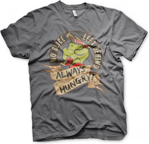 Teenage Mutant Ninja Turtles TMNT No Slice Left Behind T-Shirt Dark-Grey