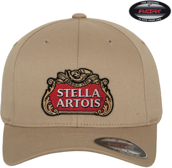 Stella Artois Logo Flexfit Cap Khaki