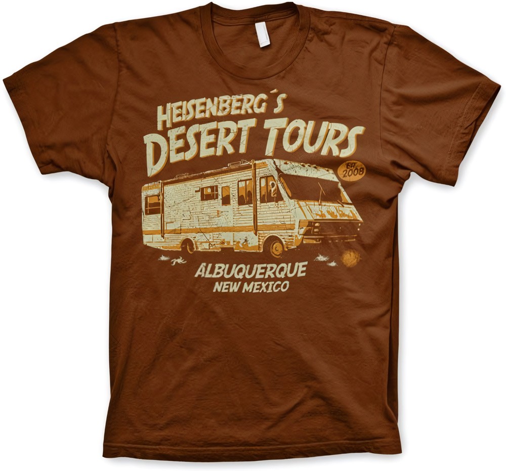Breaking Bad Heisenberg's Desert Tours T-Shirt Braun - Herren / Unisex