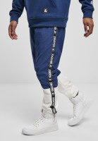 Starter Black Label Hose Starter Two Toned Jogging Pants Blue Night/White
