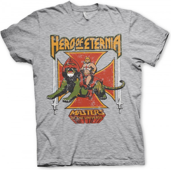 Masters Of The Universe Hero Of Eternia T-Shirt Heather-Grey