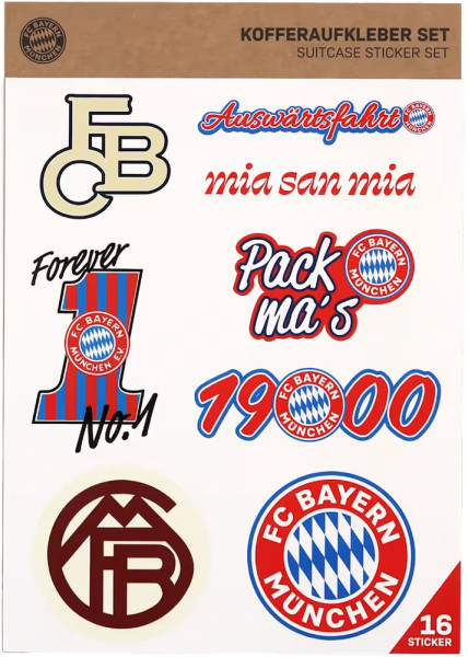 FC Bayern München Kofferaufkleber 54122