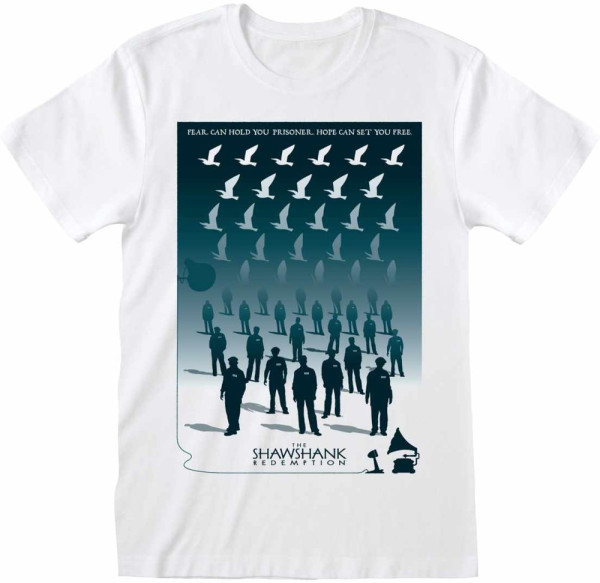 Shawshank Crowd WB100 - Poster T-Shirt