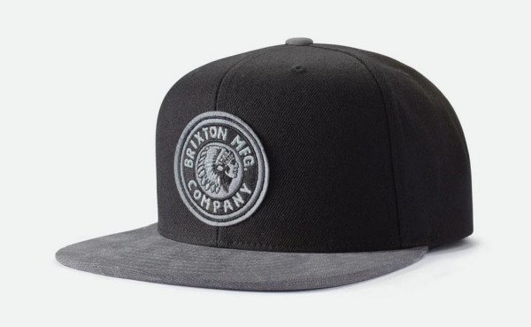 Brixton Cap Rival Snapback Schwarz/Grau
