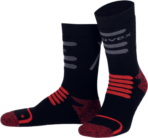 Uvex Arbeitssocken Socken Active Red