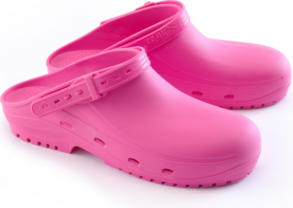Schu'zz Schuzz Damen Clog Badeschuhe Bloc Femme Fuchsia / Pink