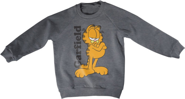 Garfield Kids Sweatshirt Kinder Dark-Heather