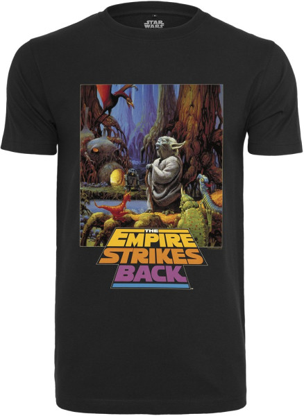 Merchcode T-Shirt Star Wars Yoda Poster Tee