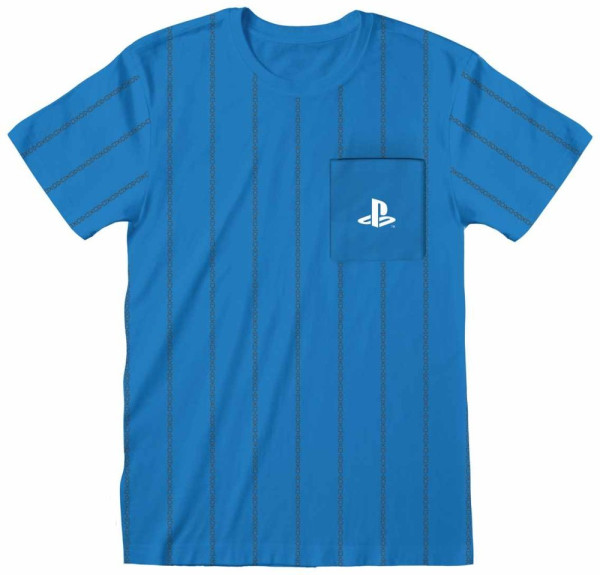 Playstation - Striped Pocket Logo Hoodie