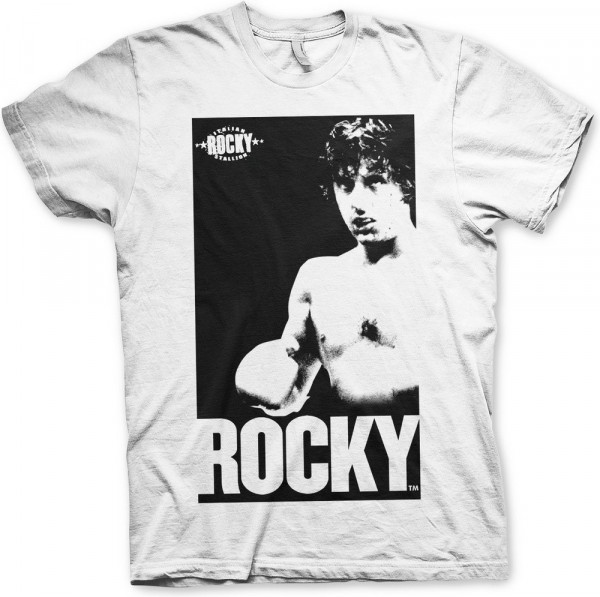 Rocky Vintage Photo T-Shirt White
