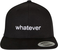 Mister Tee Cap Whatever Snapback Black/White