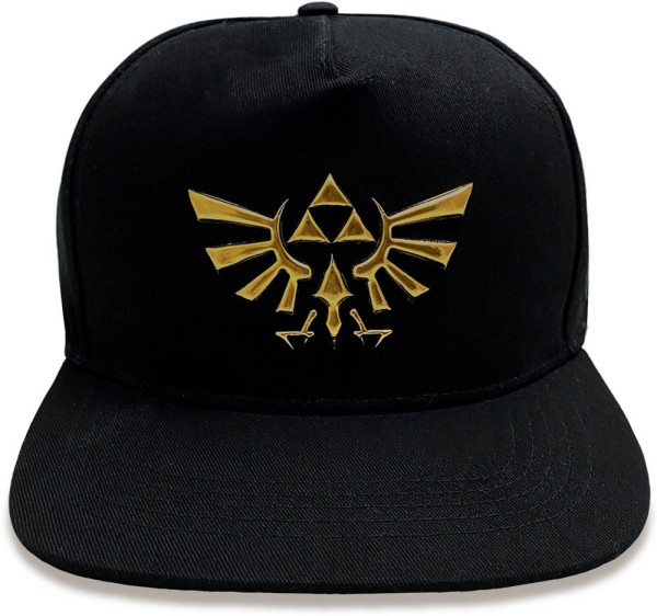 The Legend of Zelda Hyrule Logo (Snapback Cap) Cap Black