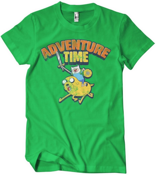 Adventure Time Washed T-Shirt Green