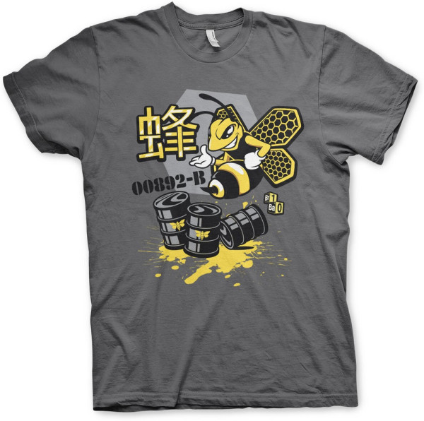 Breaking Bad Meth Bee 00892-B T-Shirt Dark-Grey