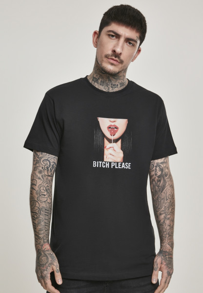 Mister Tee T-Shirt Bitch Please Tee Black