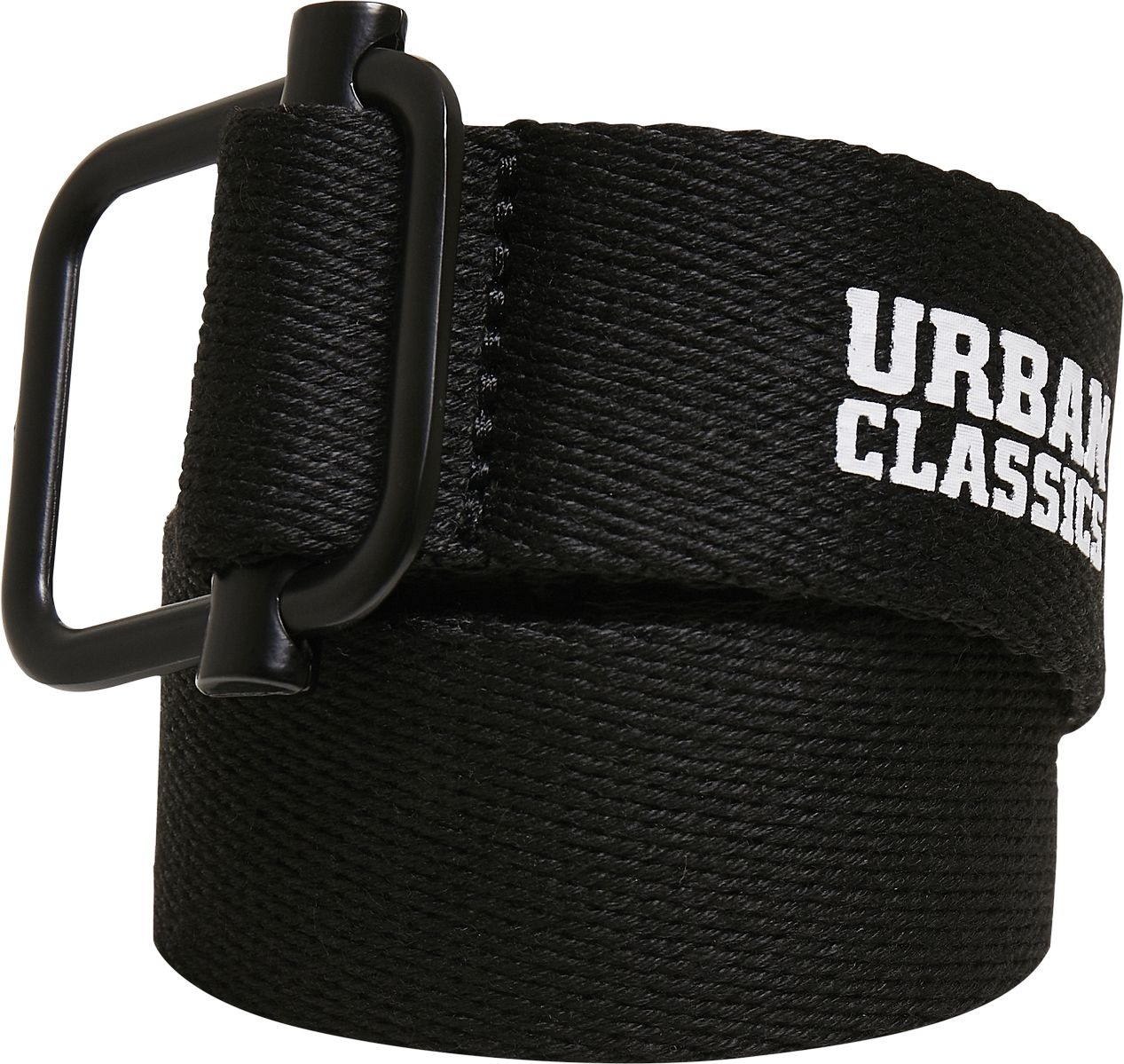 Urban Classics Gürtel Industrial Canvas Belt 2-Pack Black/Olive | Gürtel /  Gürtelschnallen | Herren | Lifestyle