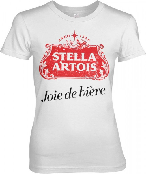 Stella Artois Joie de Biére Girly Tee Damen T-Shirt White