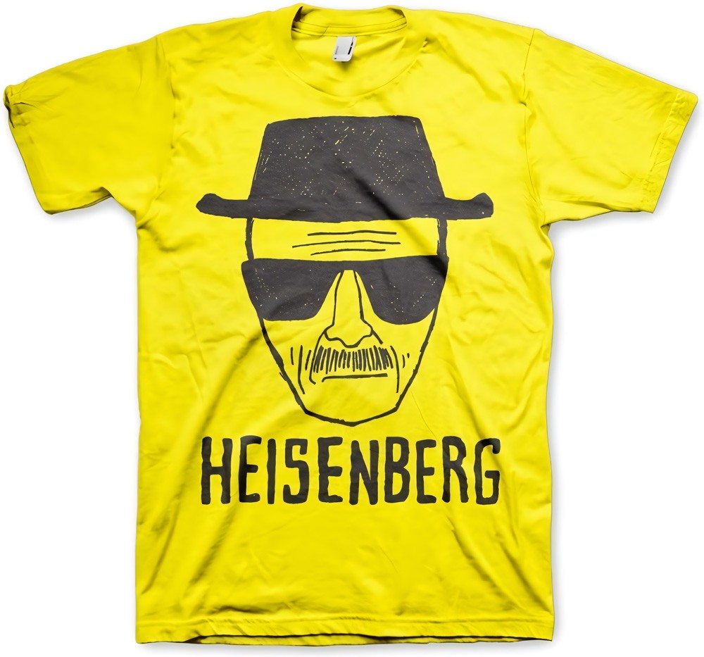 Breaking Bad Heisenberg Sketch T-Shirt Gelb - Herren / Unisex