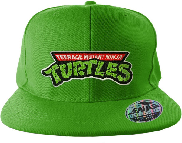 Teenage Mutant Ninja Turtles Tmnt Logo Standard Snapback Cap Green