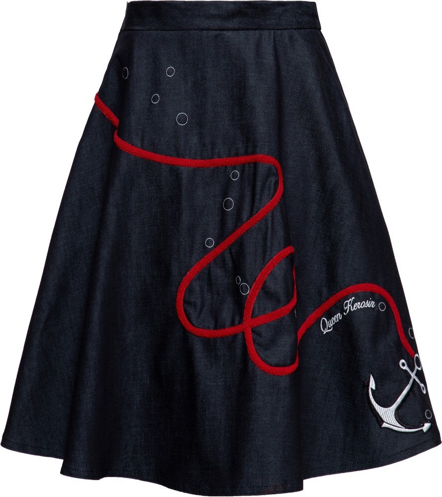 Queen Kerosin Damen Swing Rock Anchor - Damen