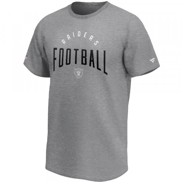 Las Vegas Raiders Fish Eye Graphic T-Shirt American Football Grau
