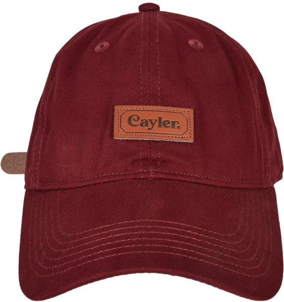 Cayler & Sons Classy Patch Curved Cap Bordeaux