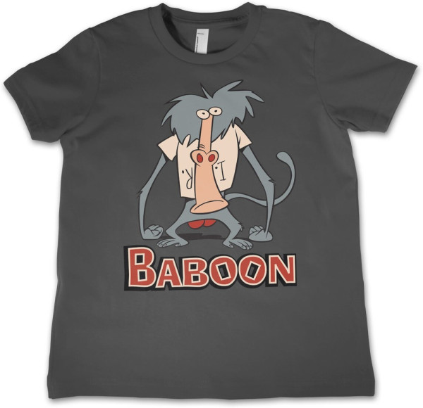 I Am Weasel - Baboon Kids T-Shirt Darkgrey