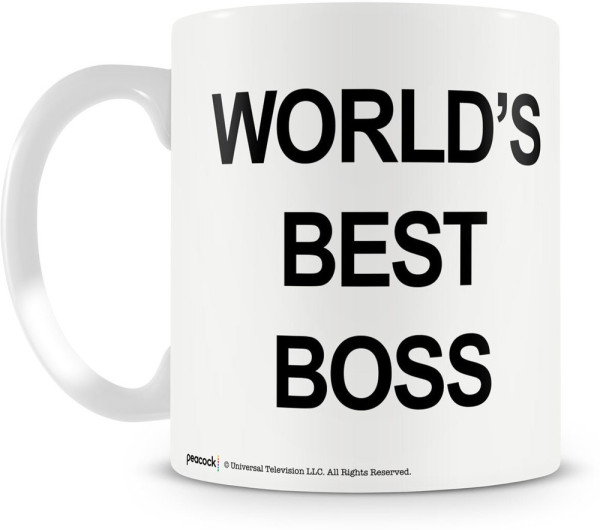 The Office World's Best Boss Coffee Mug White