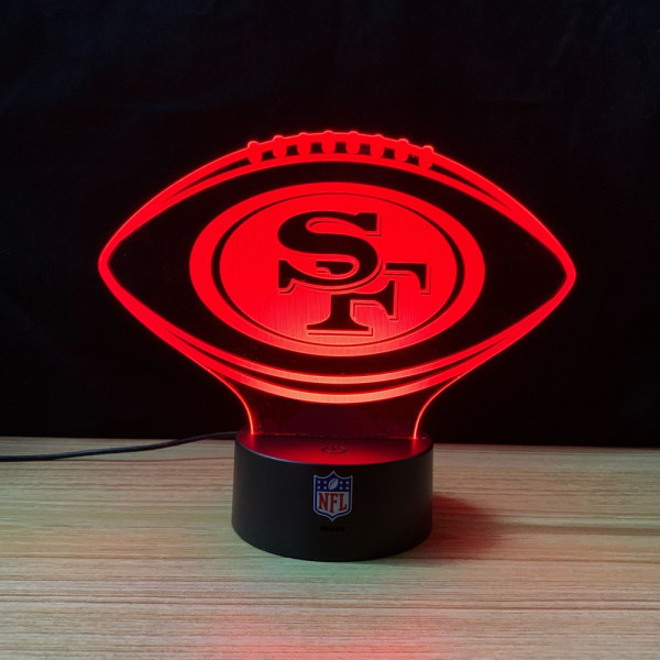 San Francisco 49ers NFL LED-Licht American Football NFL Rot