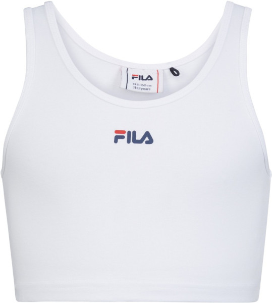 Fila Tanktop Bari Cropped Top Bright White