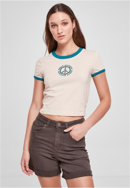 Urban Classics Damen T-Shirt Ladies Stretch Jersey Cropped Tee