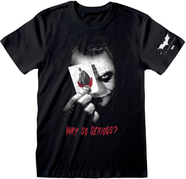 Batman DC The Dark Knight – Why So Serious T-Shirt Black