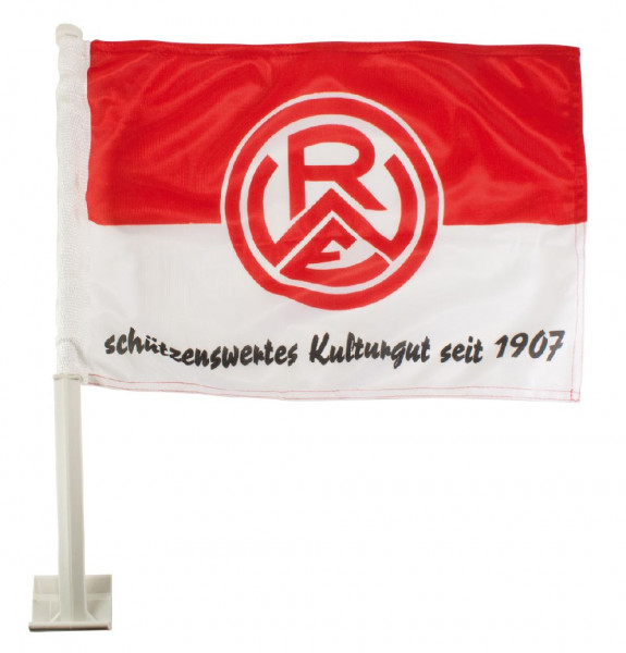 Rot-Weiß Essen Autofahne Fussball