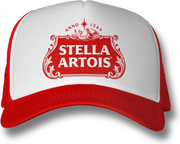 Stella Artois Logotype Trucker Cap White-Red