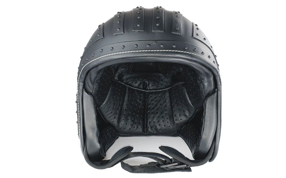 Bores Helm SRM Slight 4 Iron Finale Jethelm mit Leder Innenfutter Matt Schwarz - Herren / Unisex