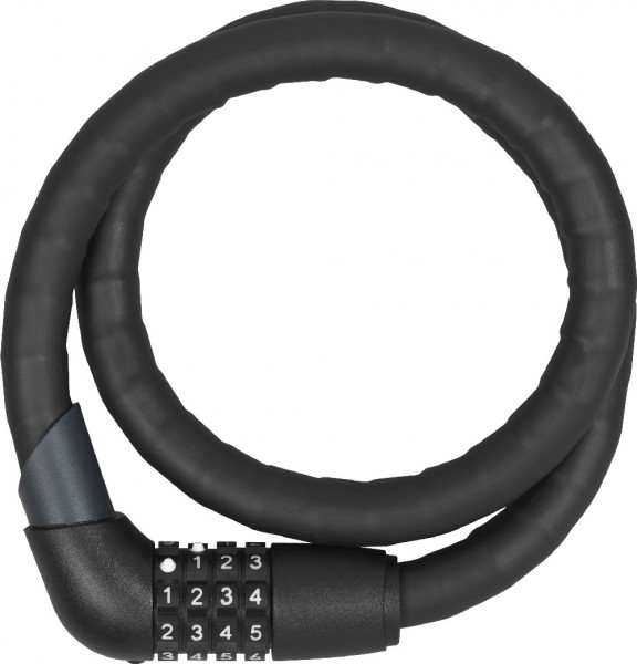 ABUS Fahrradschloss Tresor Steel-O-Flex 42935 Schwarz