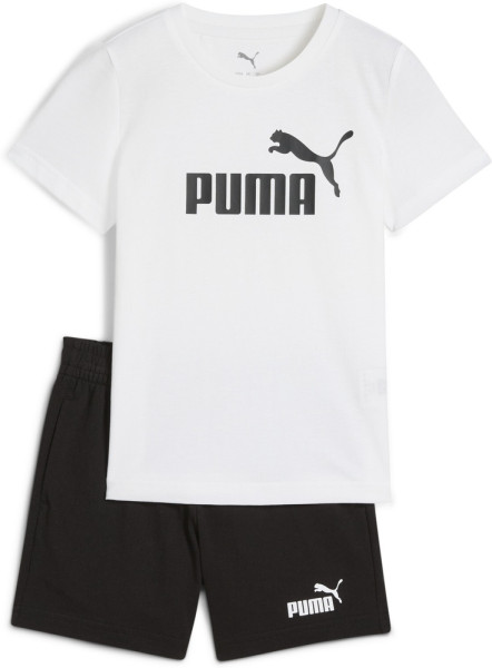 Puma Kinder Knitted Suits ESS No.1 Logo Tee and Shorts Set PS 685240